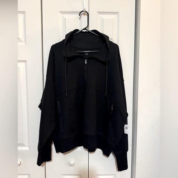 4x - Old Navy - Black - Fleece Quarter Zip - Picture 5 of 9